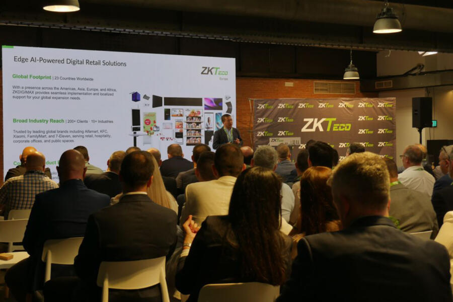 Evento Evolve 2026, de ZKTeco Europe.