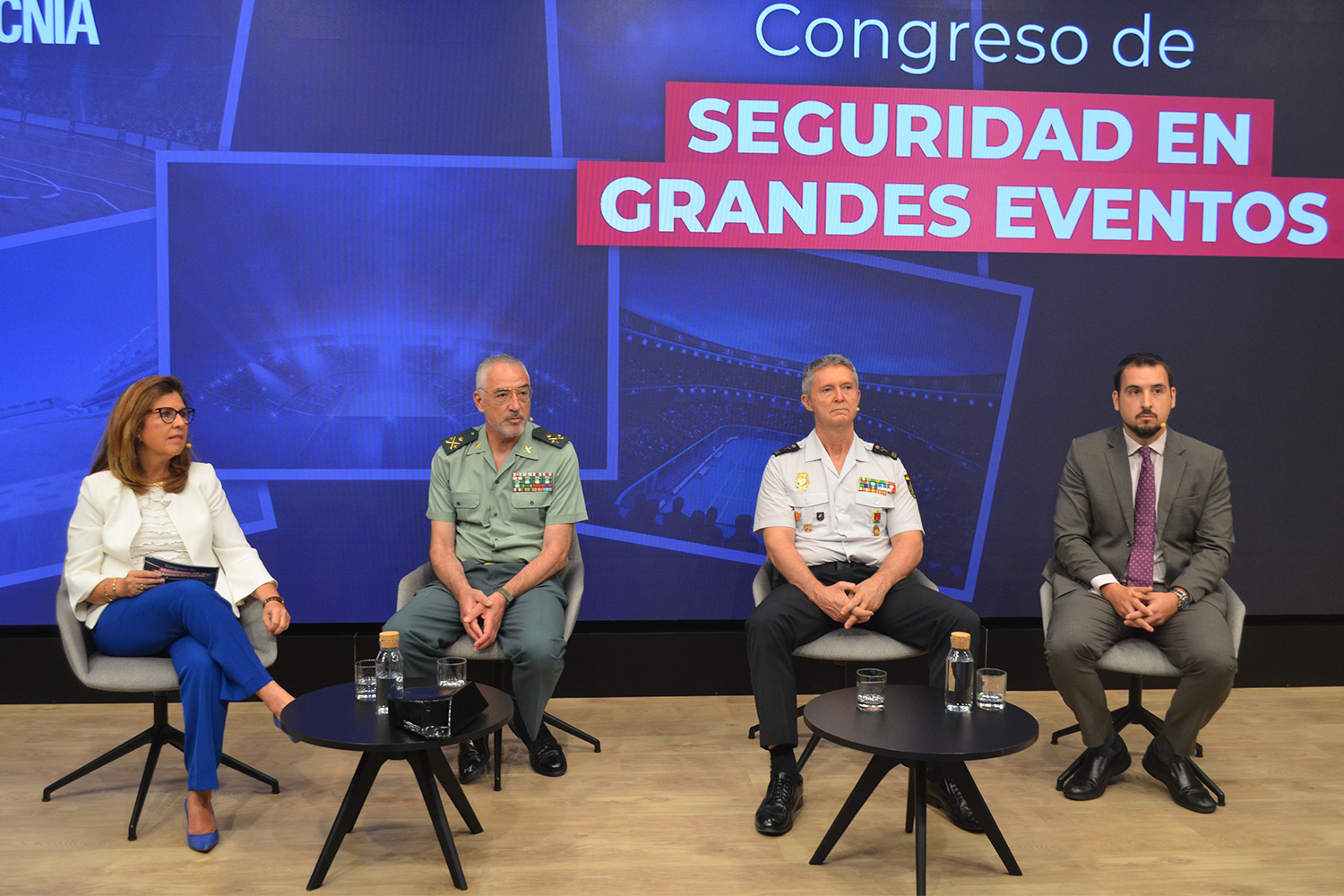 Ana Borredá, Antonio Cortés, Francisco López Gordo y Javier Borredá.