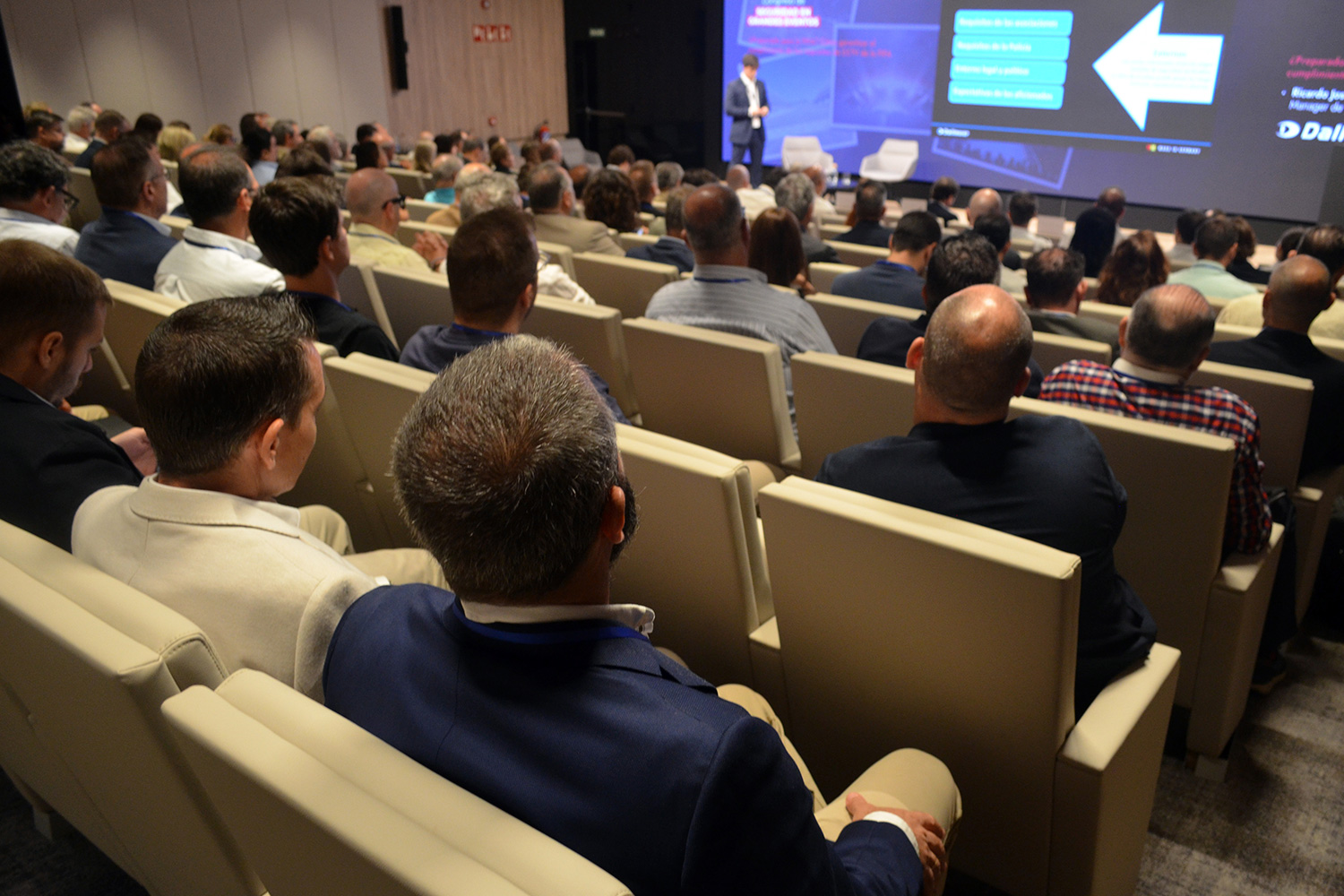 Asistentes al Congreso de Seguridad en Grandes Eventos.